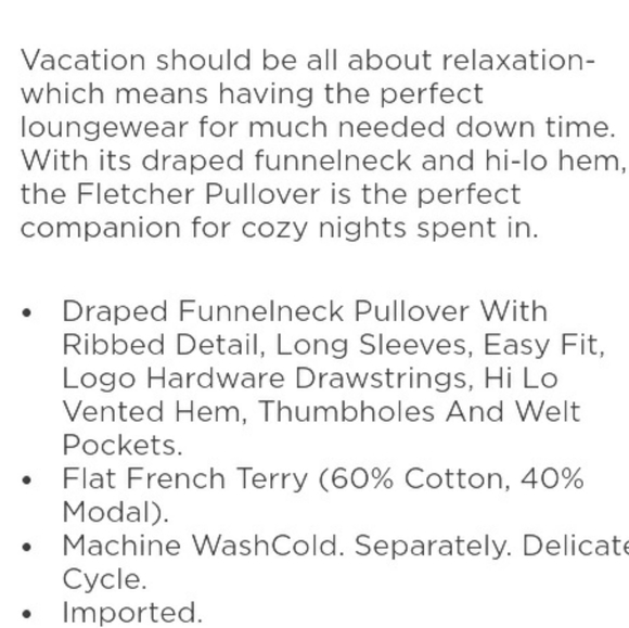 **SOLD**Lilly Pulitzer Pink Funnel Neck Pullovr - Picture 9 of 9